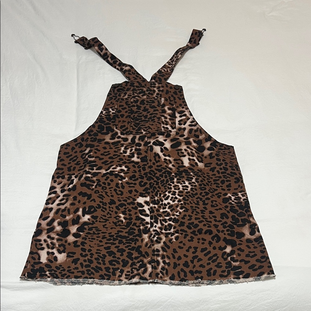 Peach Love California Leopard Print Dress
